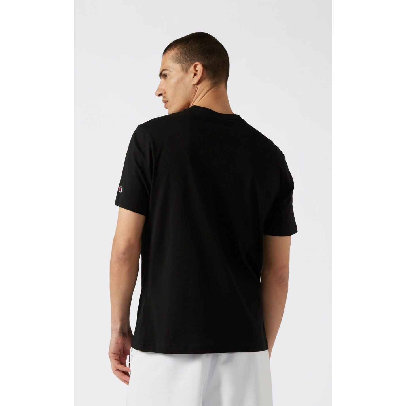 Champion T-Shirt C-Table con grafica Nera da Uomo