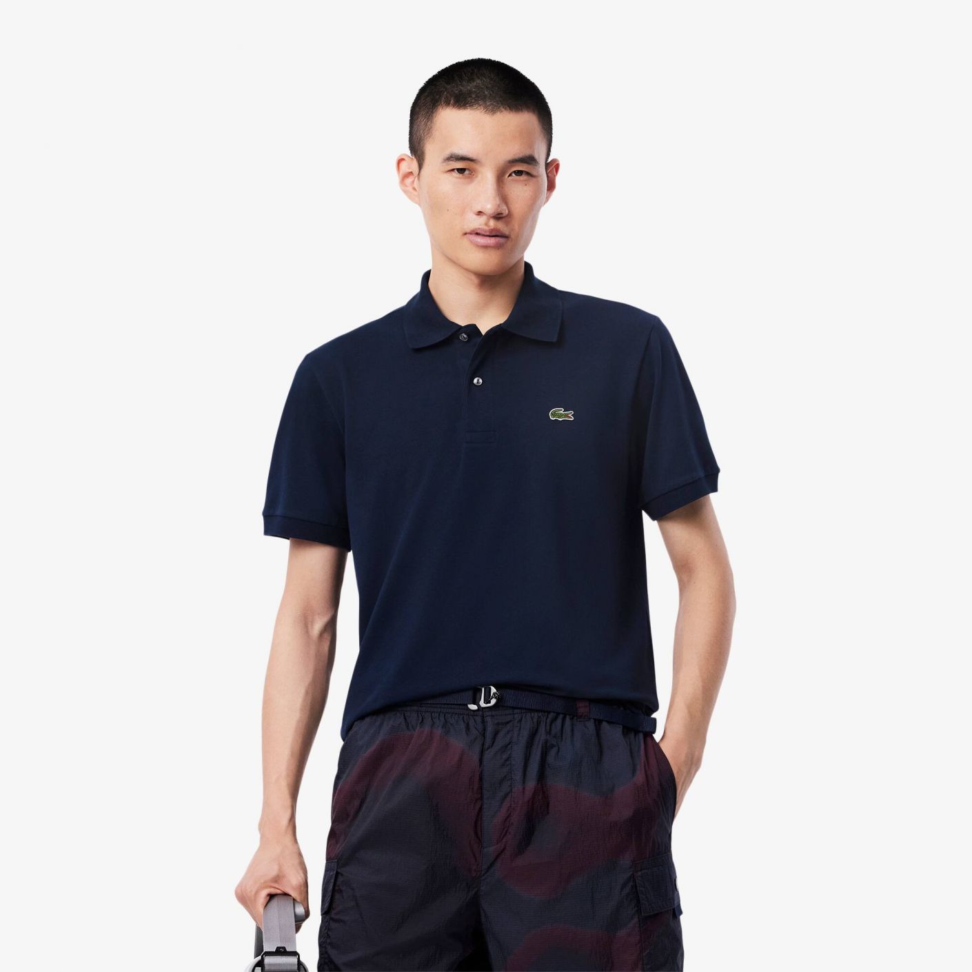 Lacoste Polo Classic Fit L.12.12 Helles Marineblau für Herren