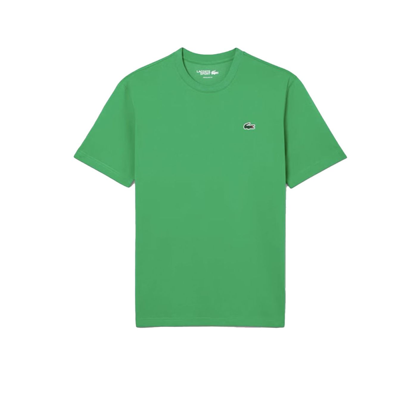 Lacoste T-Shirt Ultra Dry Cotton Sport Verde-SIW da Uomo