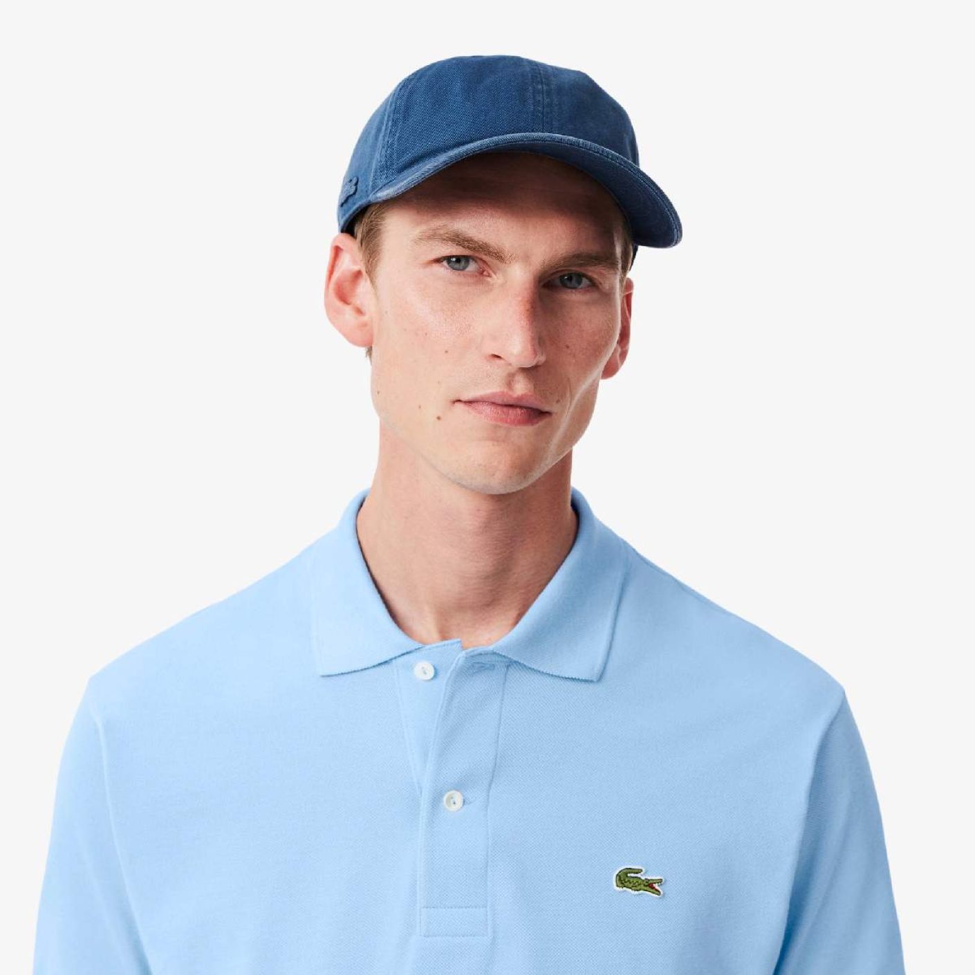 Lacoste Polo 1212 Blu Pastello-HBP da Uomo