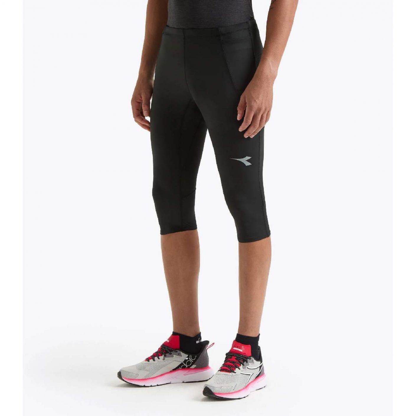 Diadora Tight 3/4 Corsa Schwarz für Herren