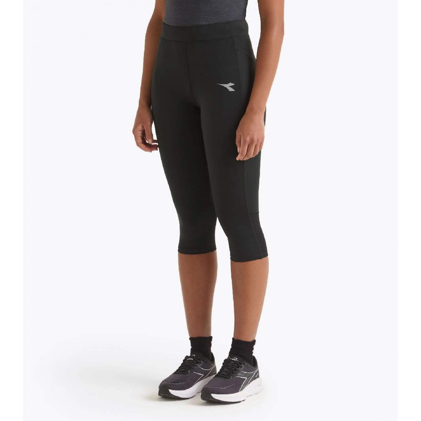 Diadora Tight 3/4 Run schwarz Damen