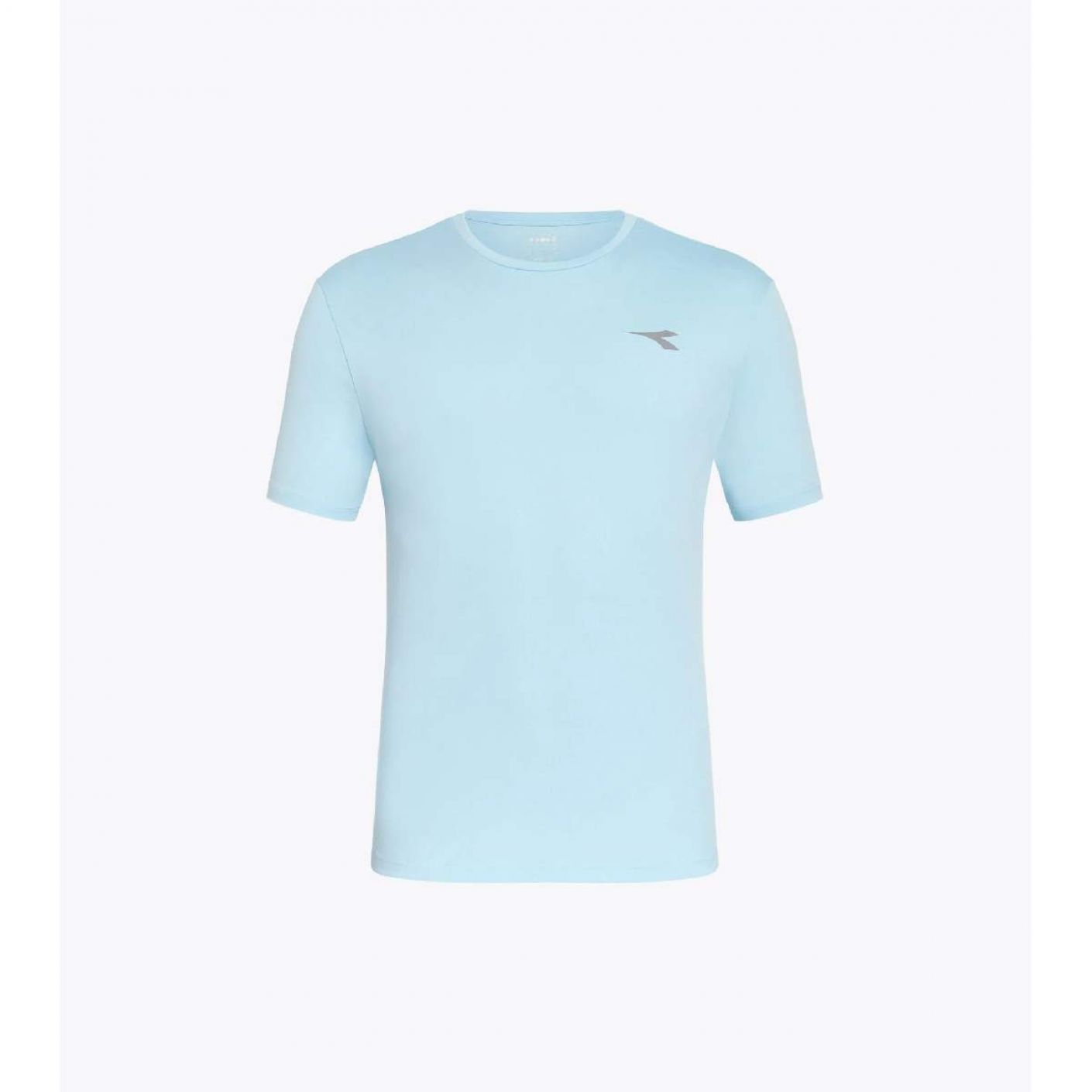 Diadora Herren Lauf-T-Shirt Hellblau Corydalis