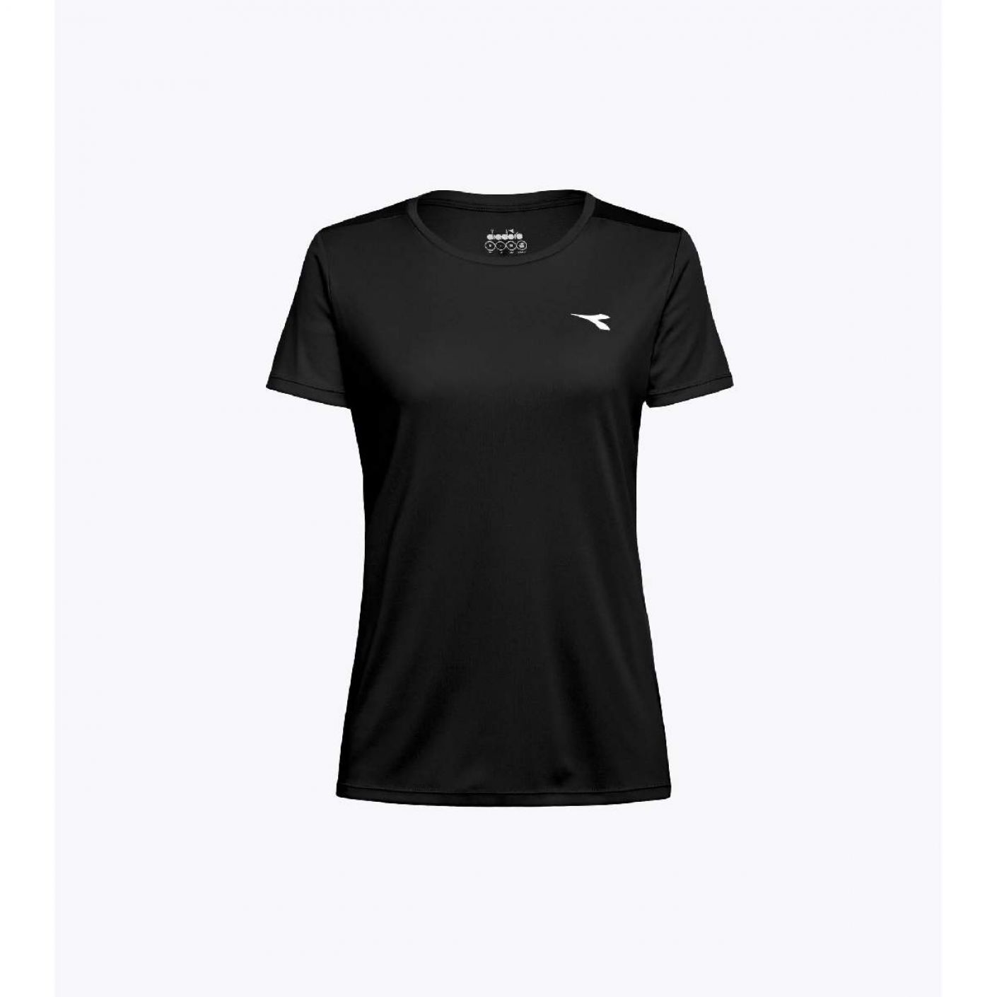 Diadora T-Shirt Corsa Nera da Donna