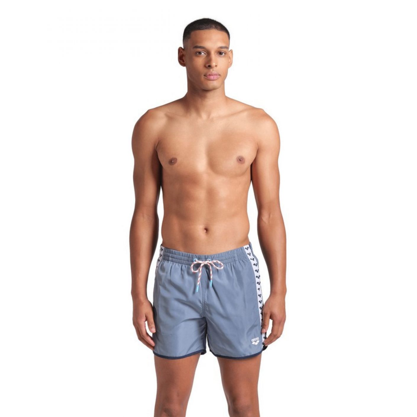 Arena Herren-Badeshorts „Team Stripe“ in Grau