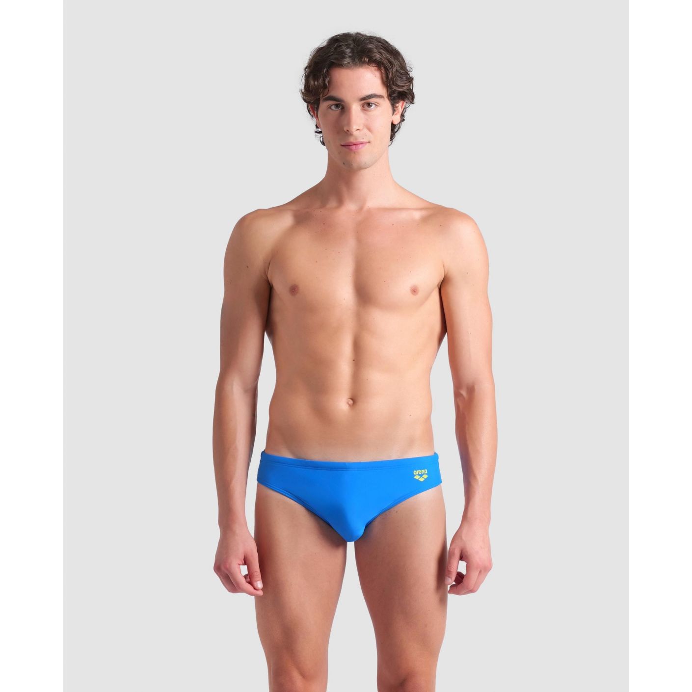Arena Badeslip Santamarias R Blau China/Artic Lime