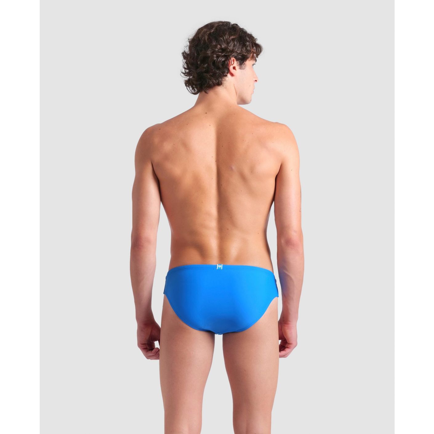 Arena Badeslip Santamarias R Blau China/Artic Lime