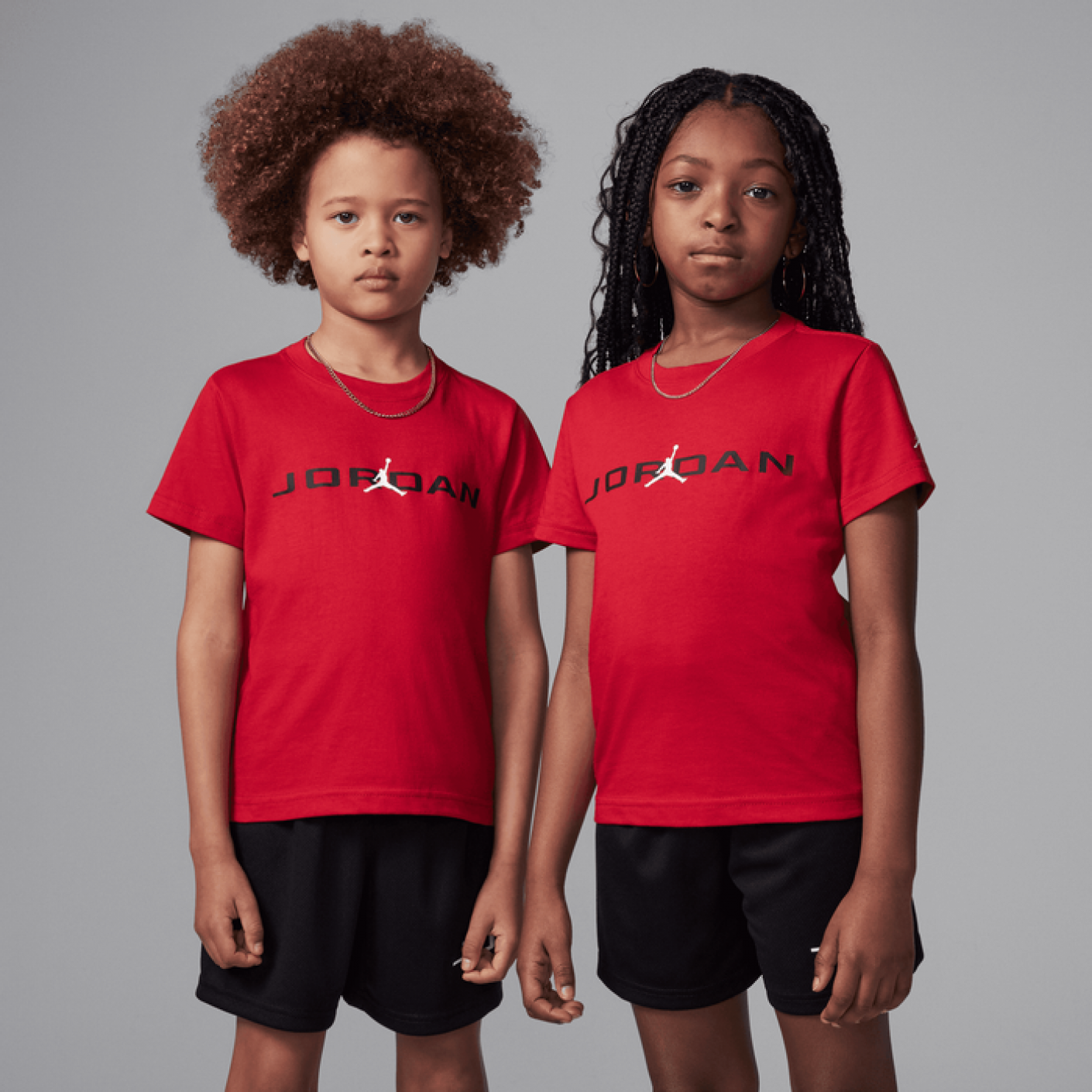 Nike Jordan Baseline 2-teiliges Set Rot/Schwarz