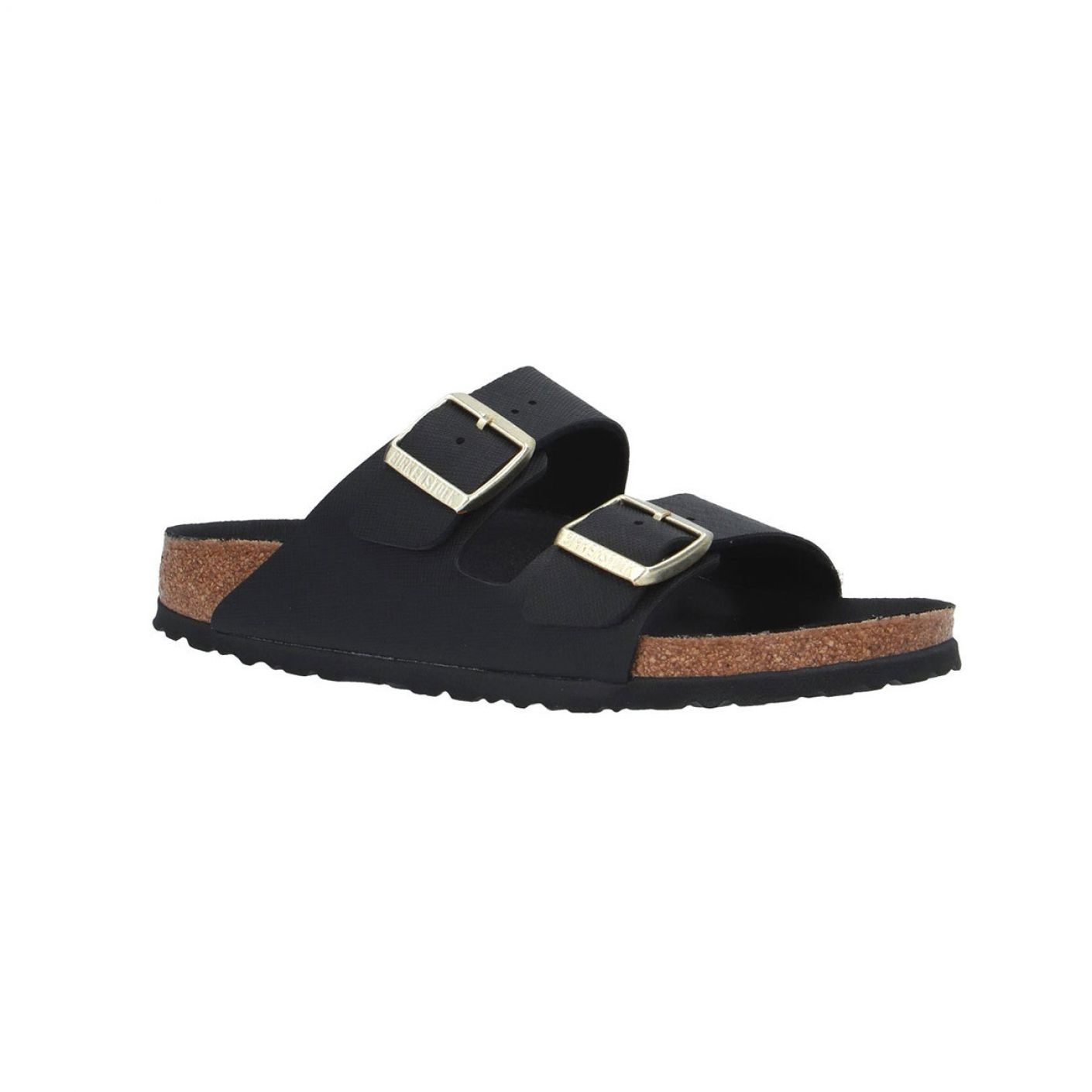 Birkenstock Arizona in Saffiano Black