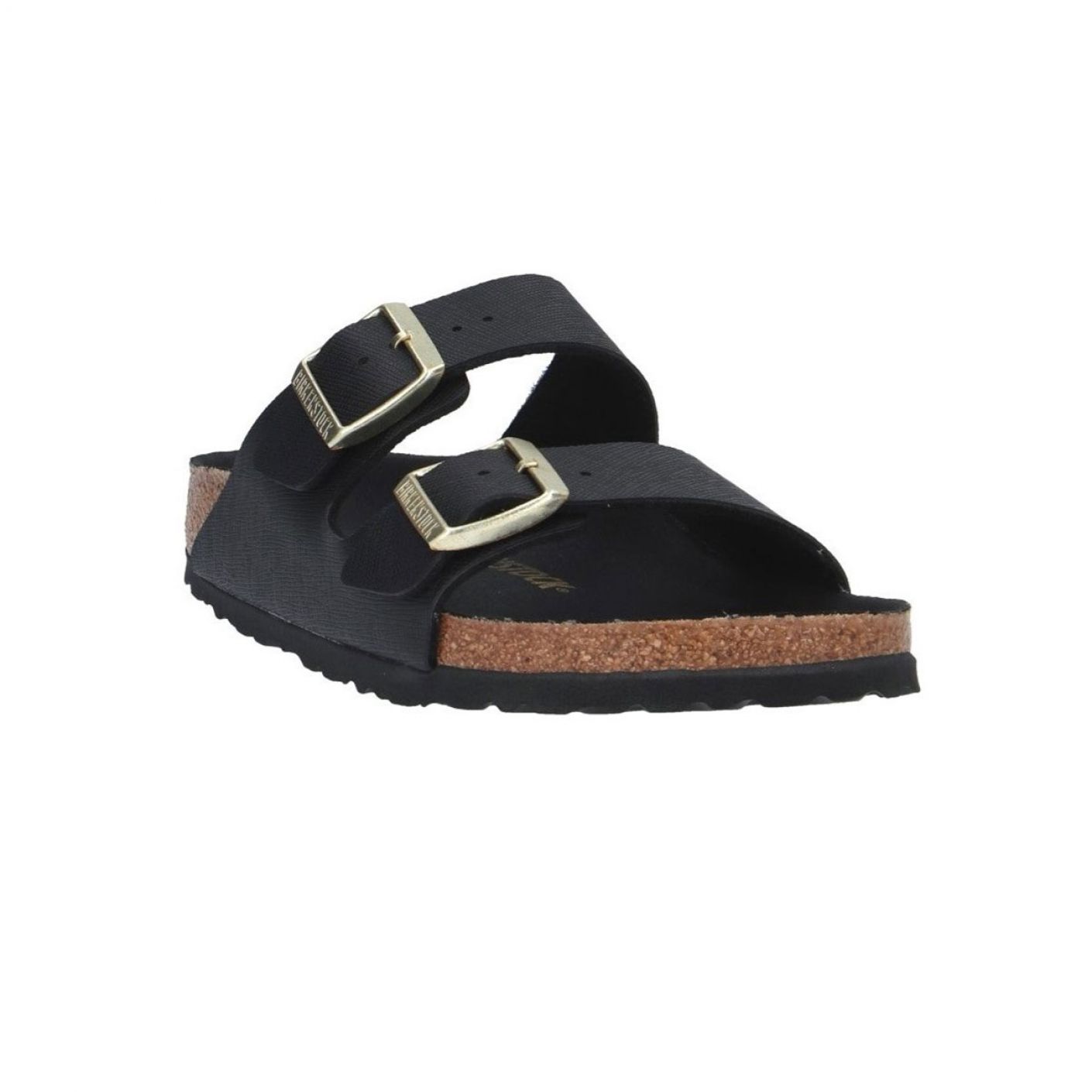 Birkenstock Arizona in Saffiano Black