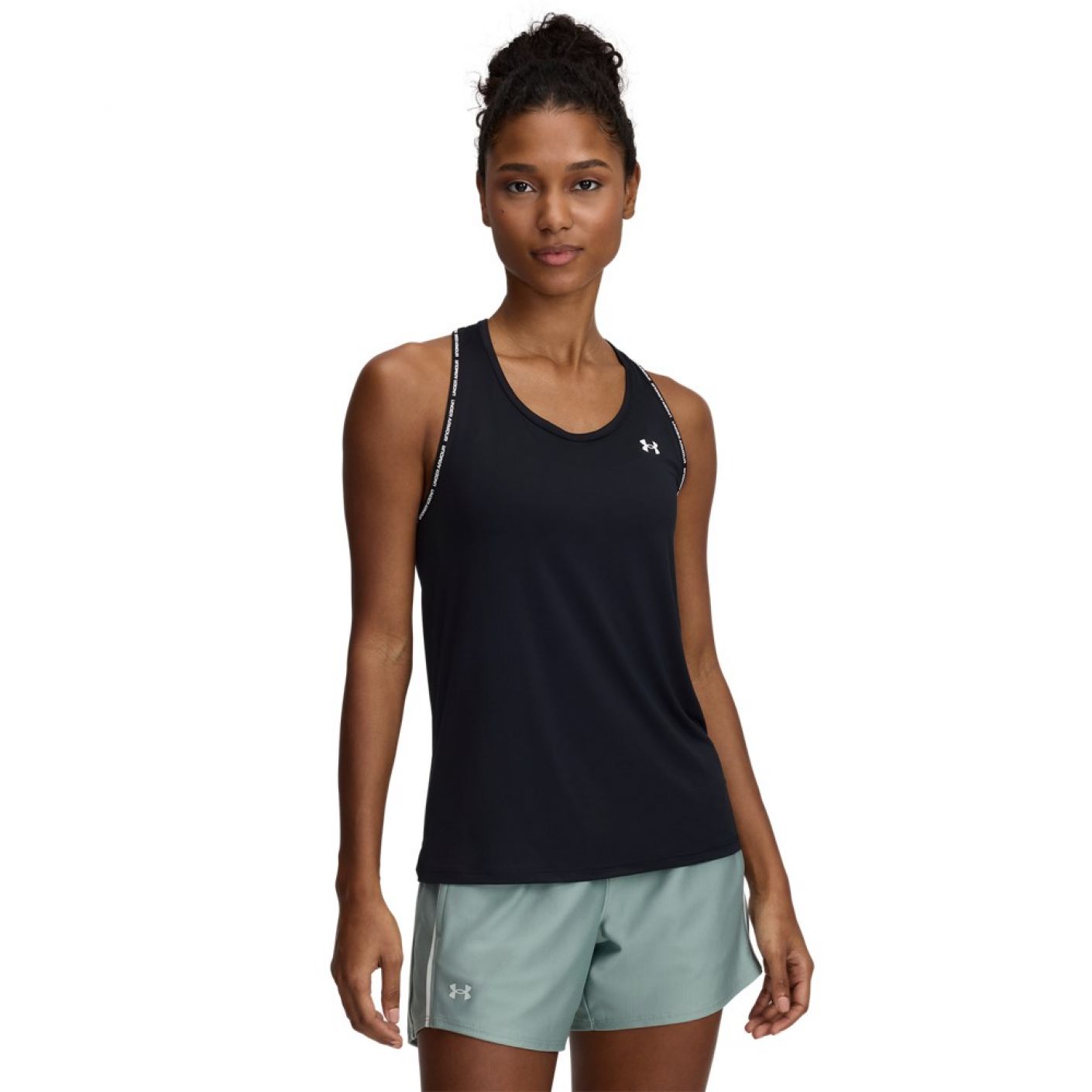 Under Armor Tech Knockout Black/White Women's Tank Top
