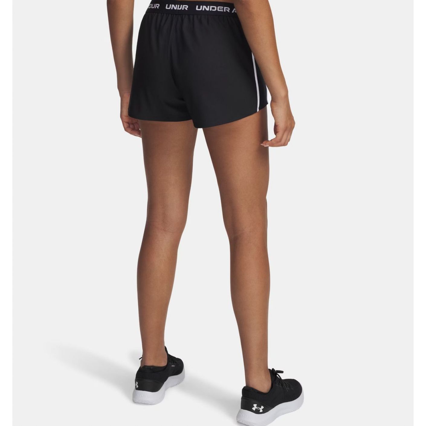 Under Armour Short Tech Play Up 2in1 Schwarz/Weiß für Damen