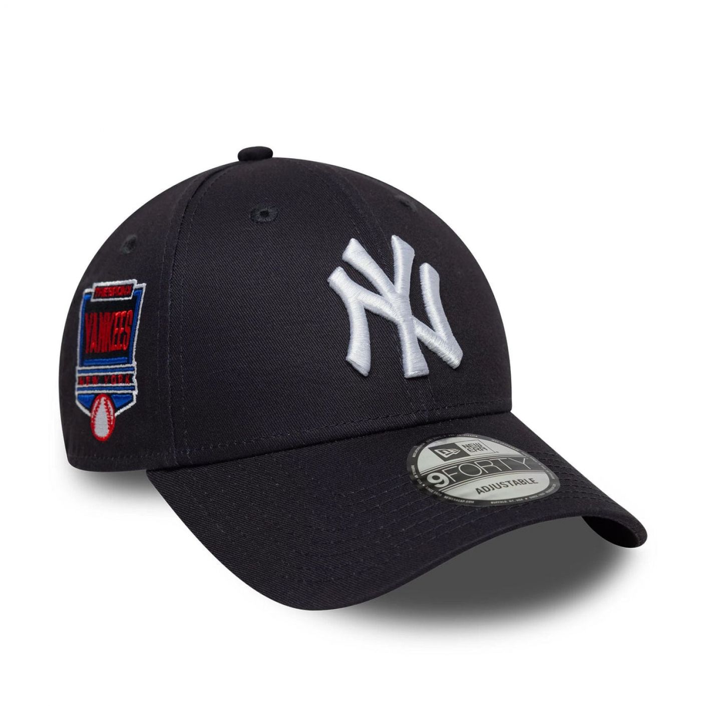 New Era 940 – MLB-Kappe der New York Yankees mit seitlichem Aufnäher