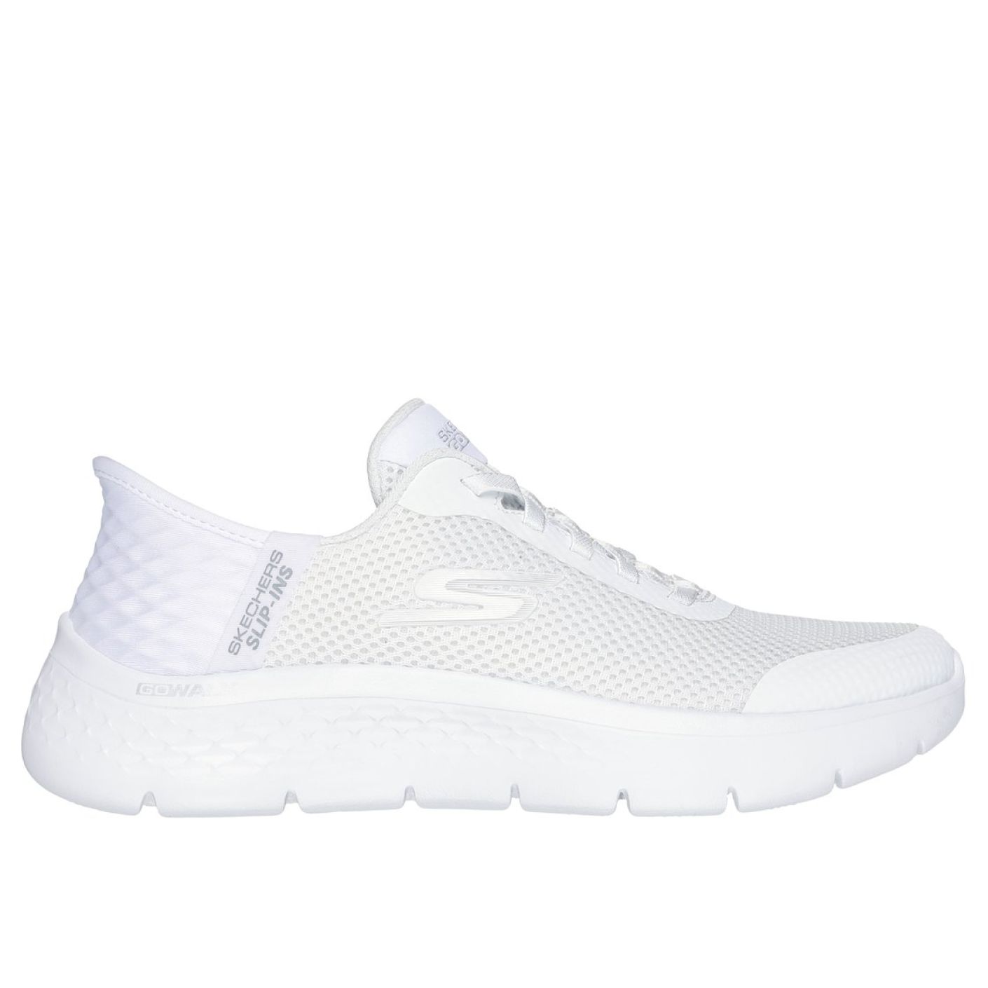 Skechers Slip-Ins: Go Walk Flex - Grand Entry White da Donna