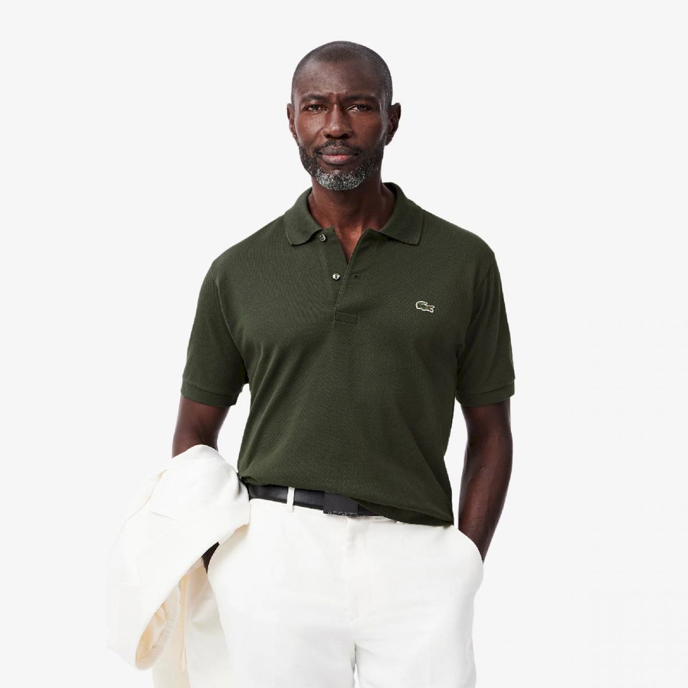 Lacoste Polo 1212 Grün Khaki Herren