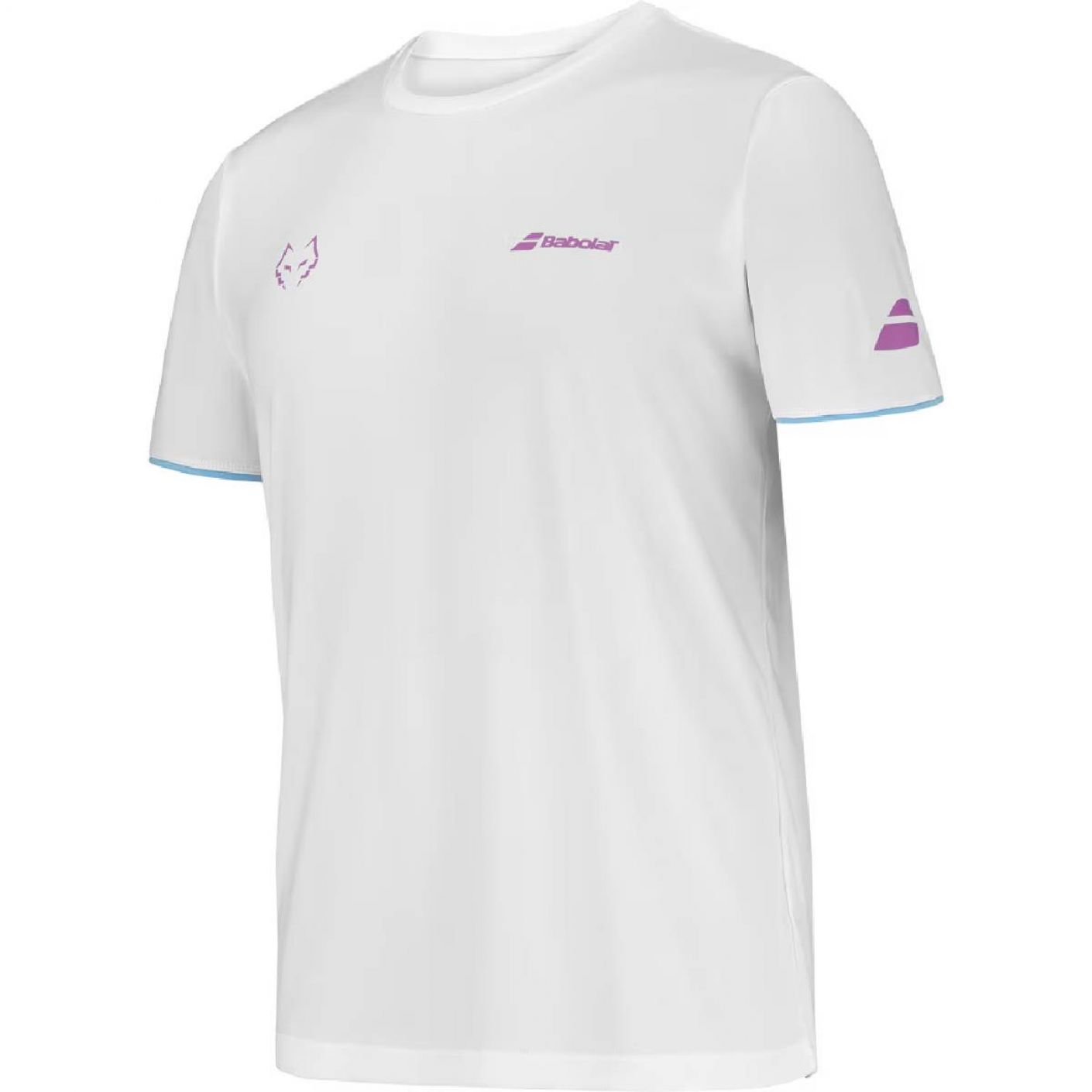 Babolat T-Shirt Crew Juan Lebron Weiß Herren