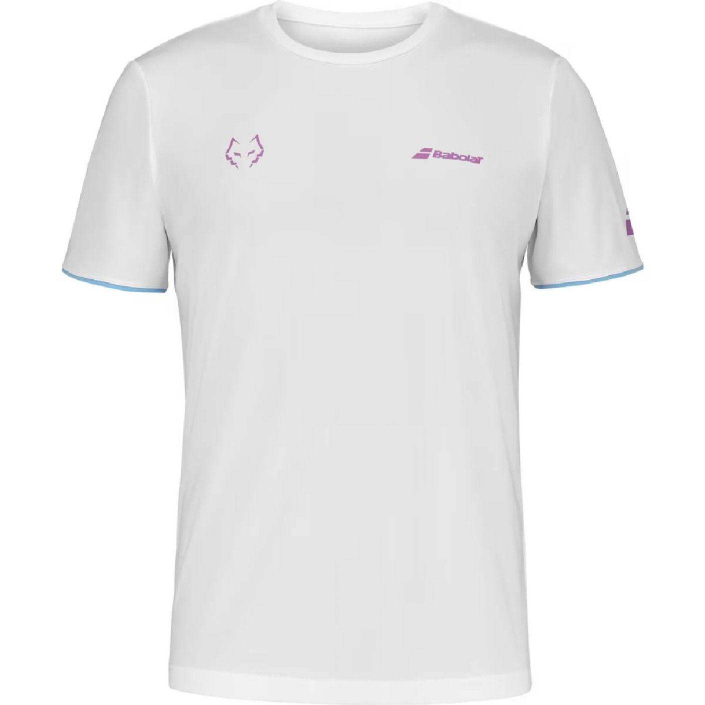 Babolat T-Shirt Crew Juan Lebron Weiß Herren