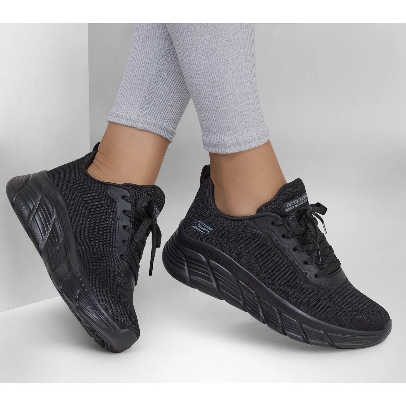 Skechers Bobs B Flex Hi Black for Women