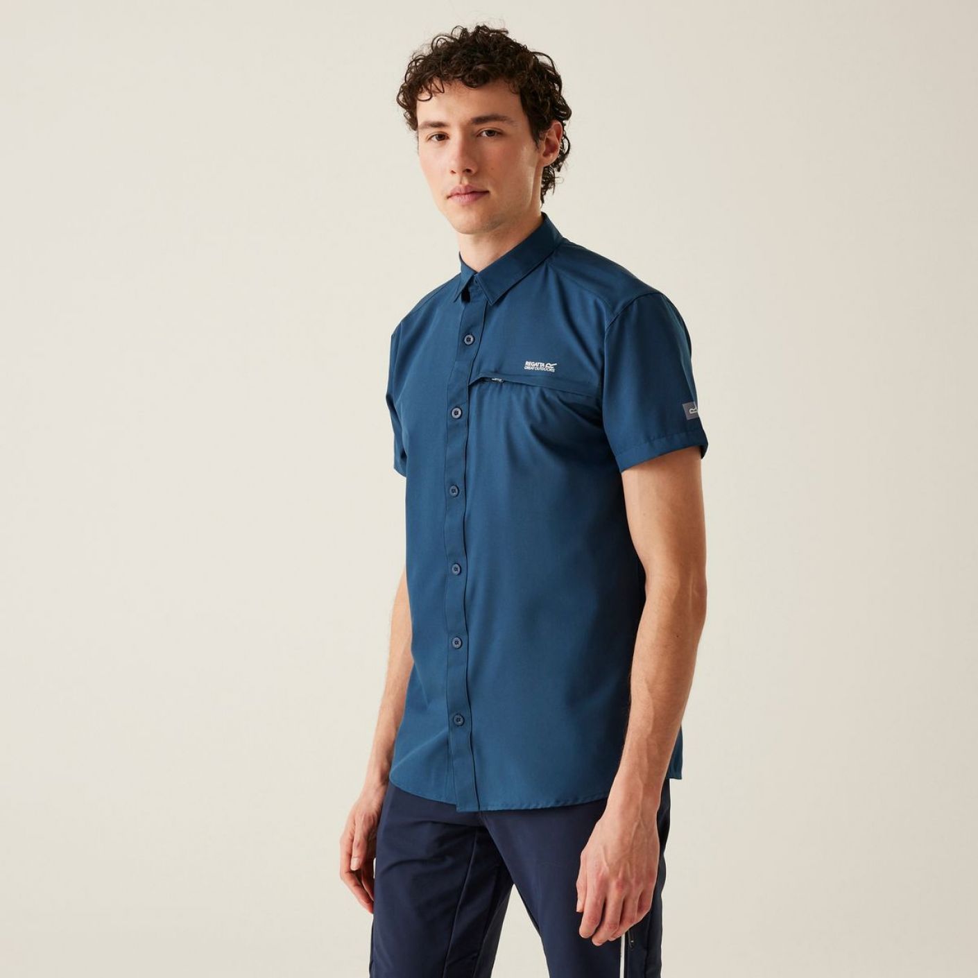 Regatta Herren Moonlight Denim Travel Packaway-Hemd