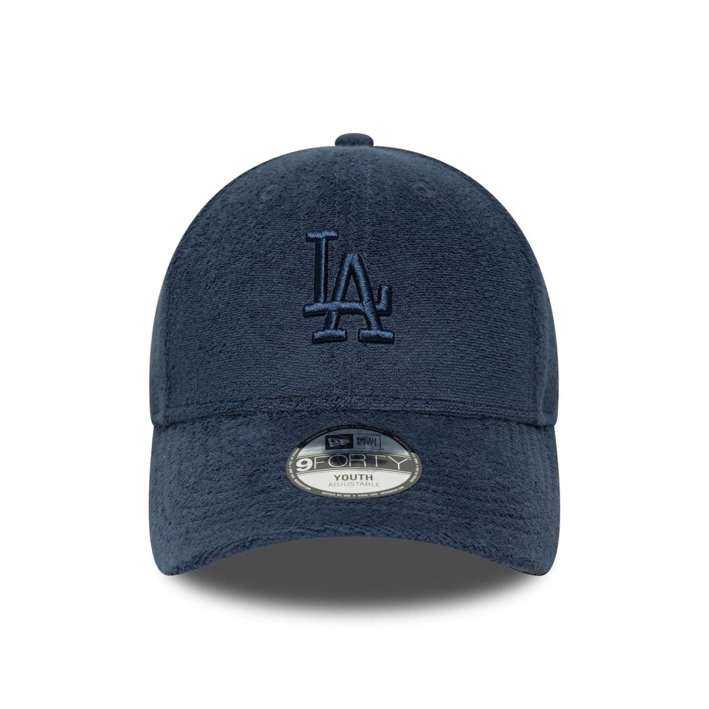 New Era LA Dodgers Frottee-Kappe für Jugendliche, Marineblau, 6–12 Jahre