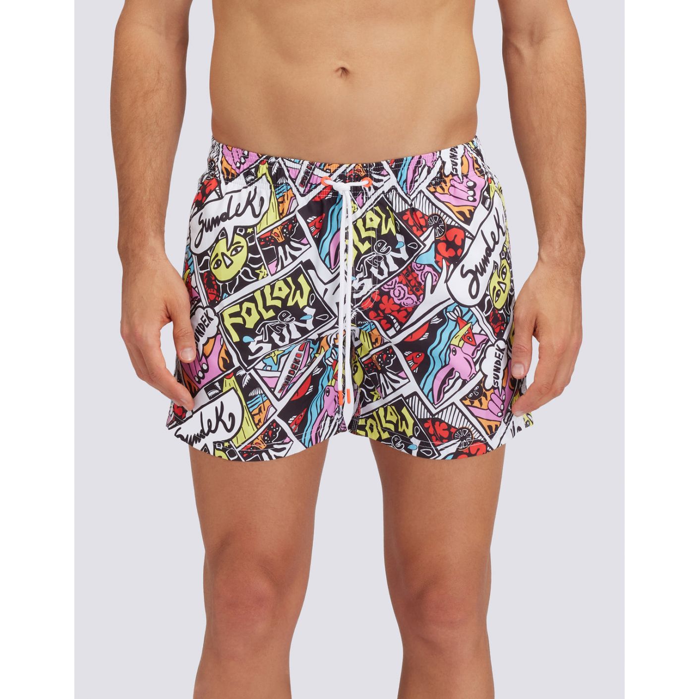 Sundek Repreve Herren-Badeanzug mit Comic-Print