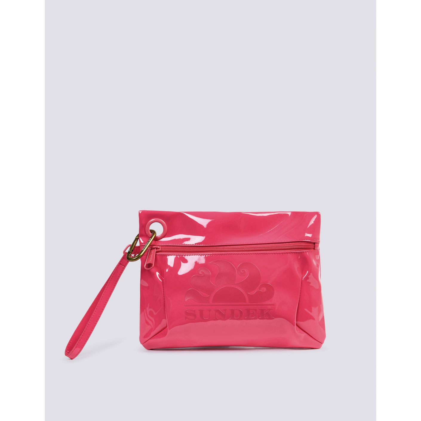 Sundek Clutch in Dunkelrosa