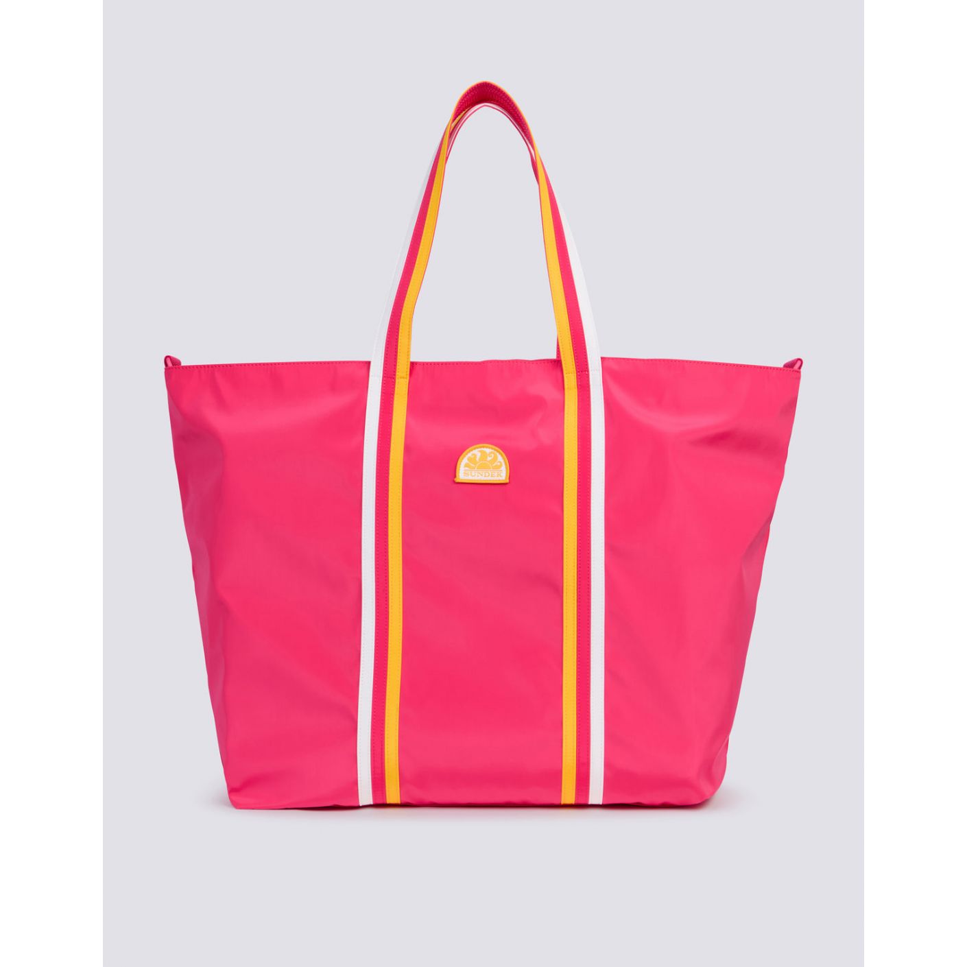 Sundek Bon Rosa Strandtasche mit Regenbogendetails 