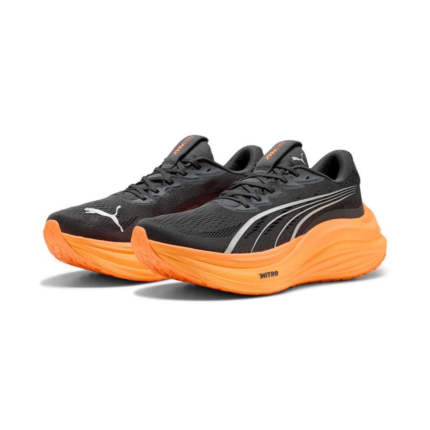 Puma Magmax Nitro Dusky Gray/Heat Fire da Uomo
