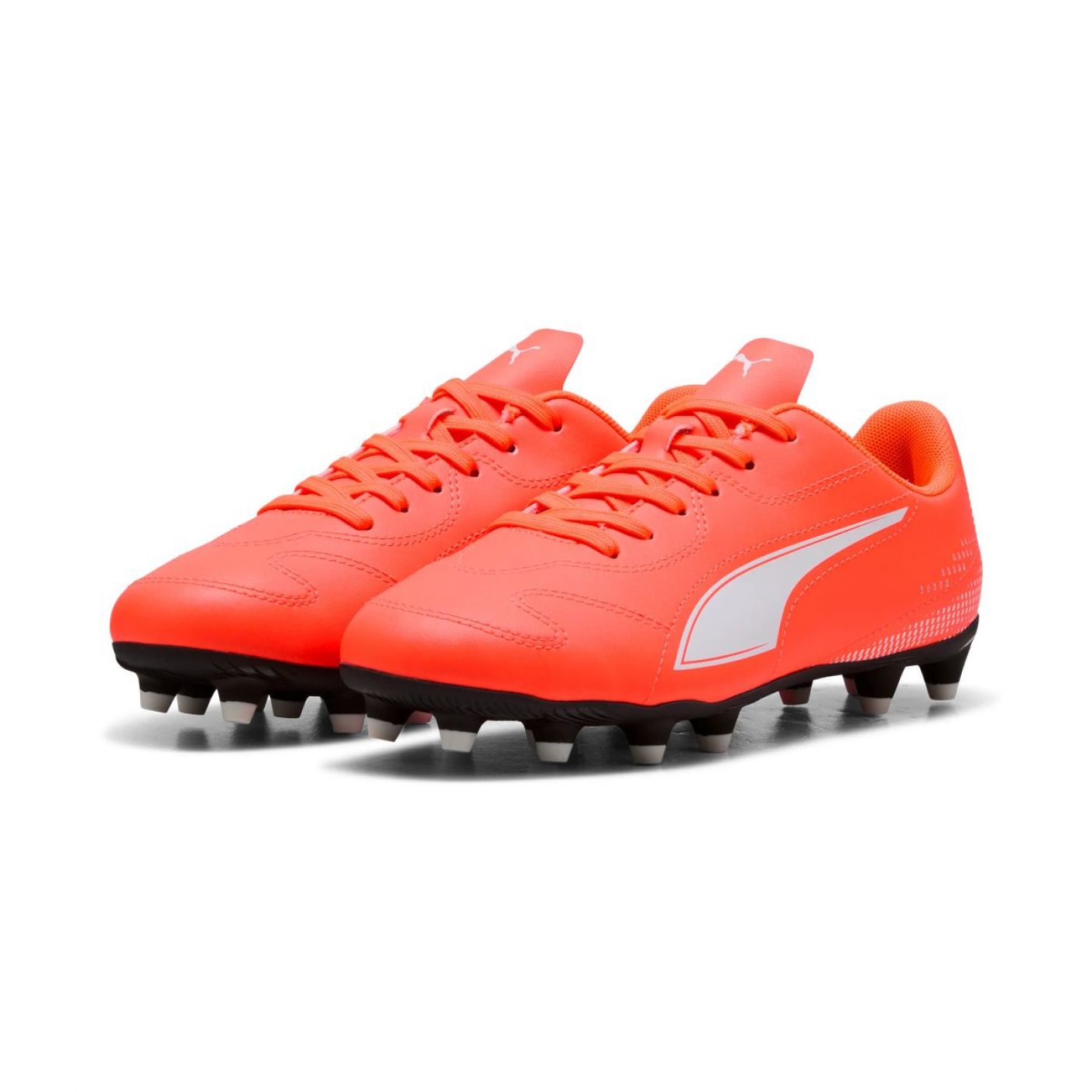 Puma Vitoria II FG/AG Junior Leuchtend Rot/Weiß