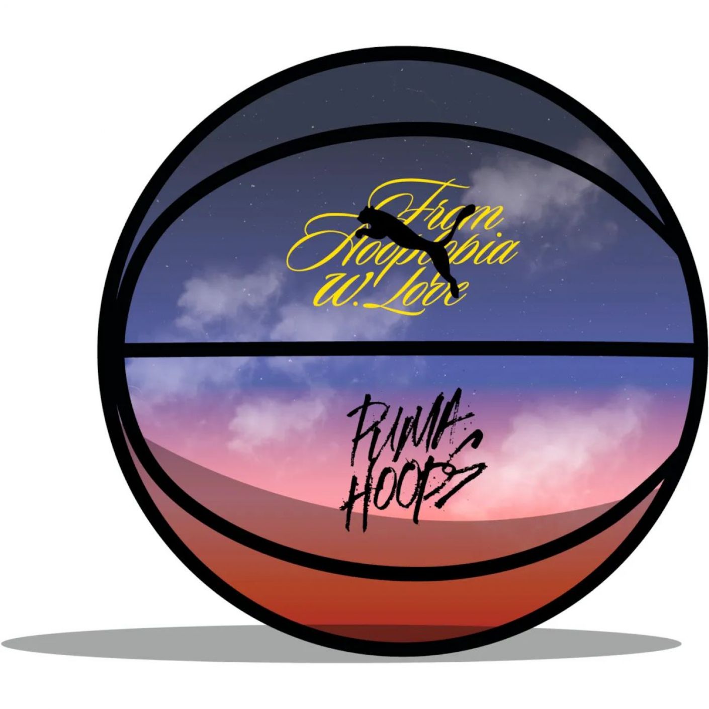 Puma Hooptopia Sunset Basketball 
