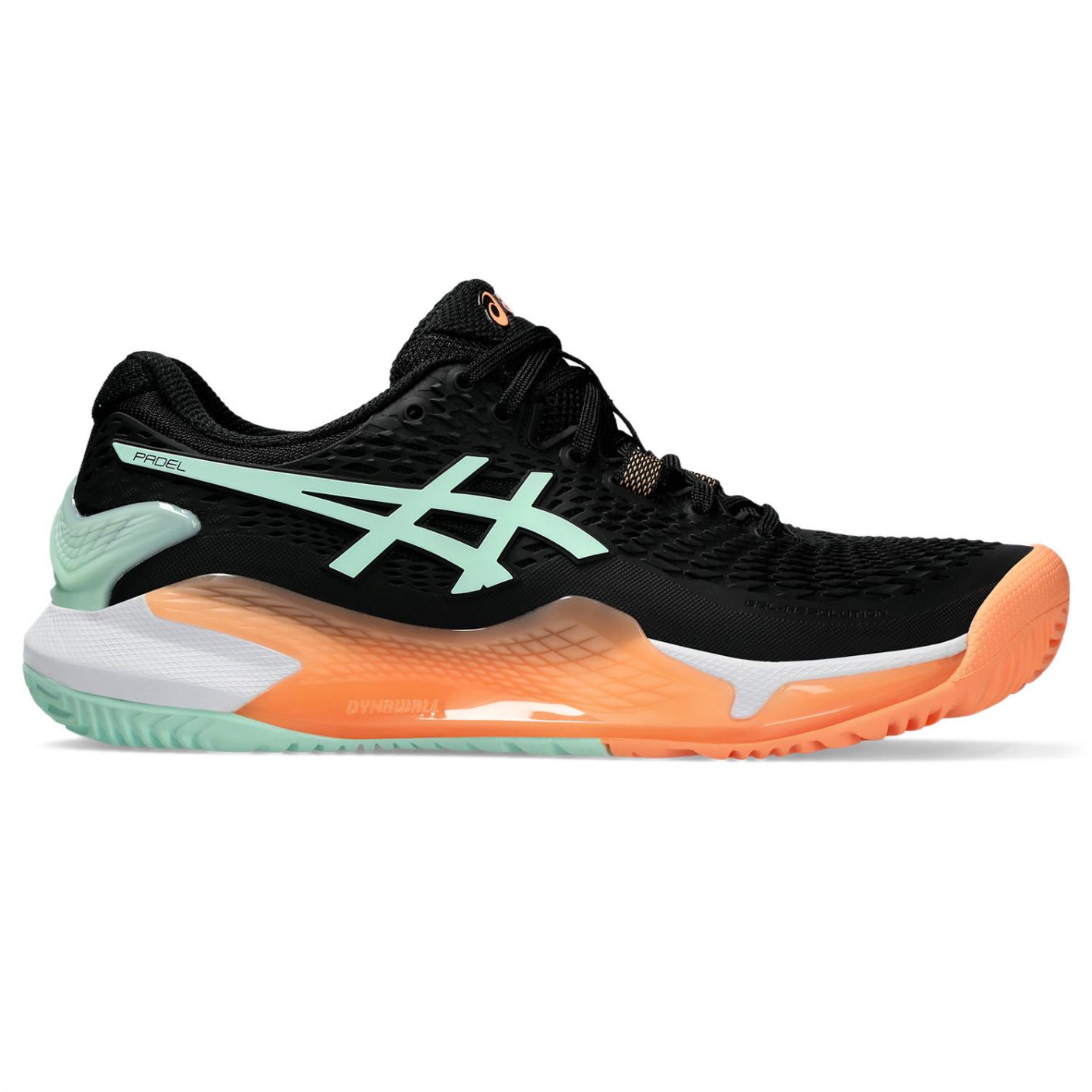 Asics Gel Resolution 9 Padel Black/Mint Tint for Women