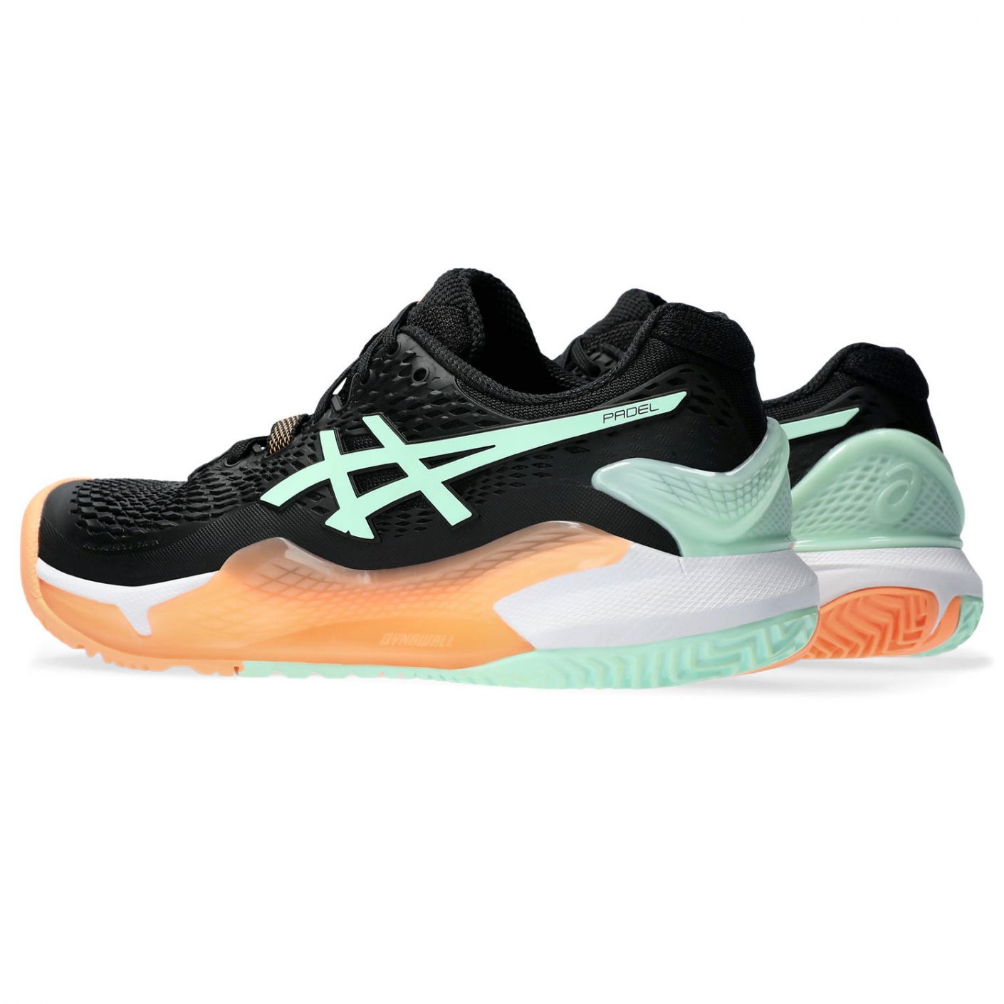 Asics Gel Resolution 9 Padel Black/Mint Tint for Women