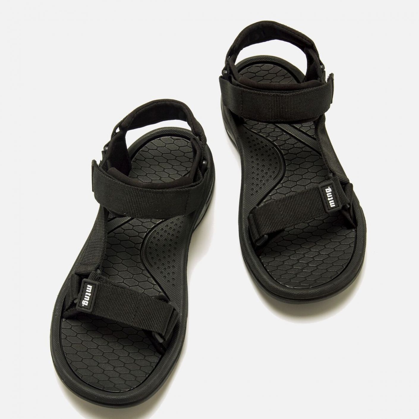 MTNG Sandali Solana Nylon Stripe Black da Uomo