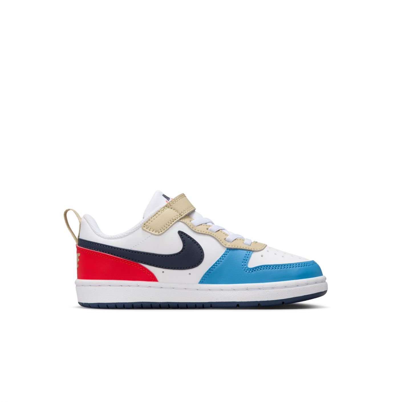 Nike Court Borough Low Recraft White/Thunder Blue-Lt Crimson