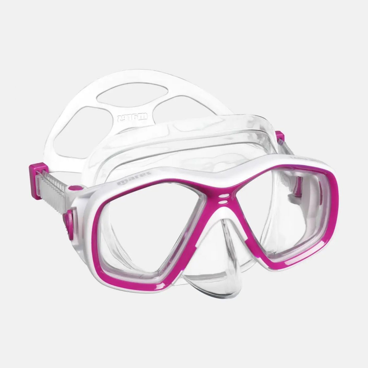 Mares Maschera Tapu Junior da Snorkeling White Pink/Clear