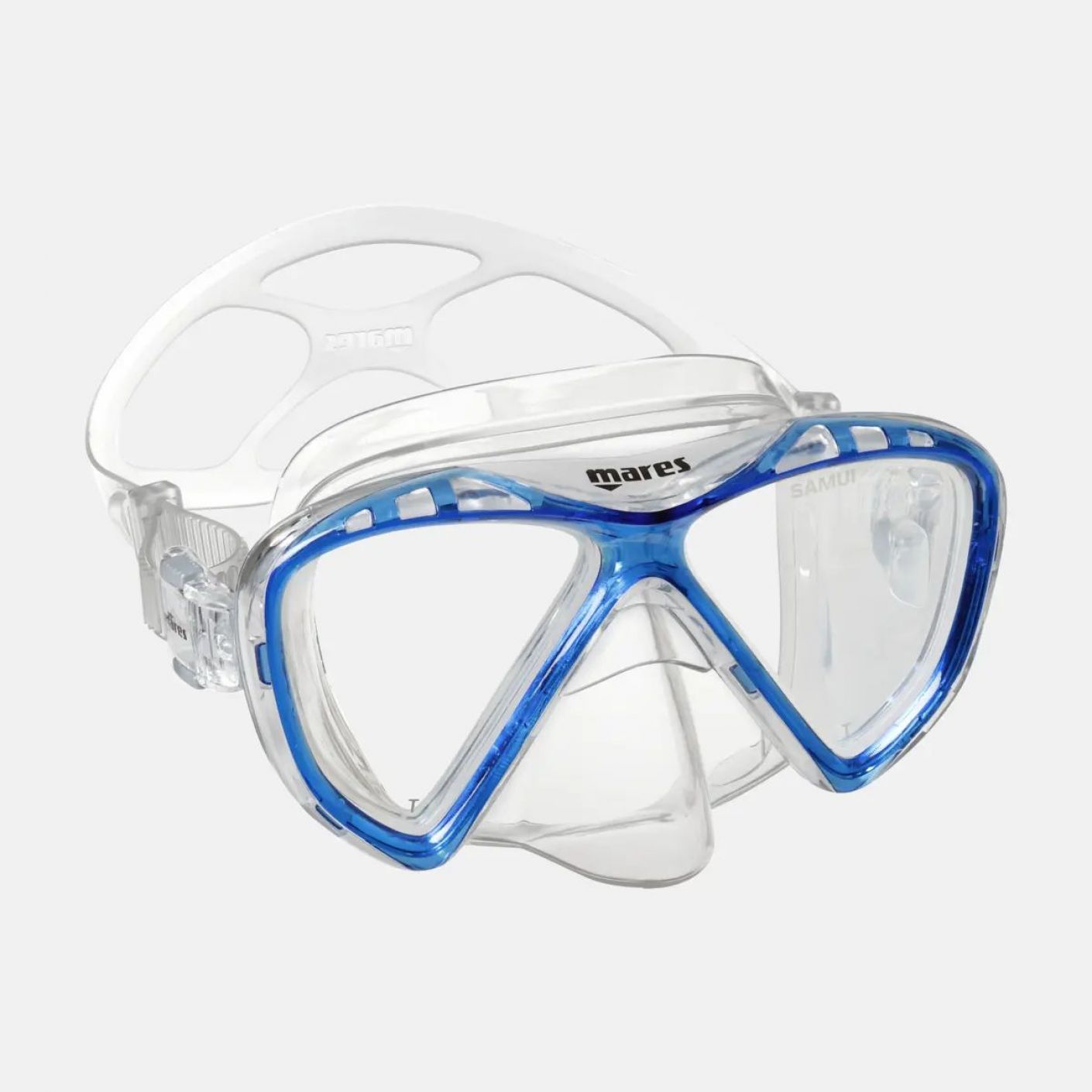 Mares Samui Mid Schnorchelmaske Reflex Blau/Klar