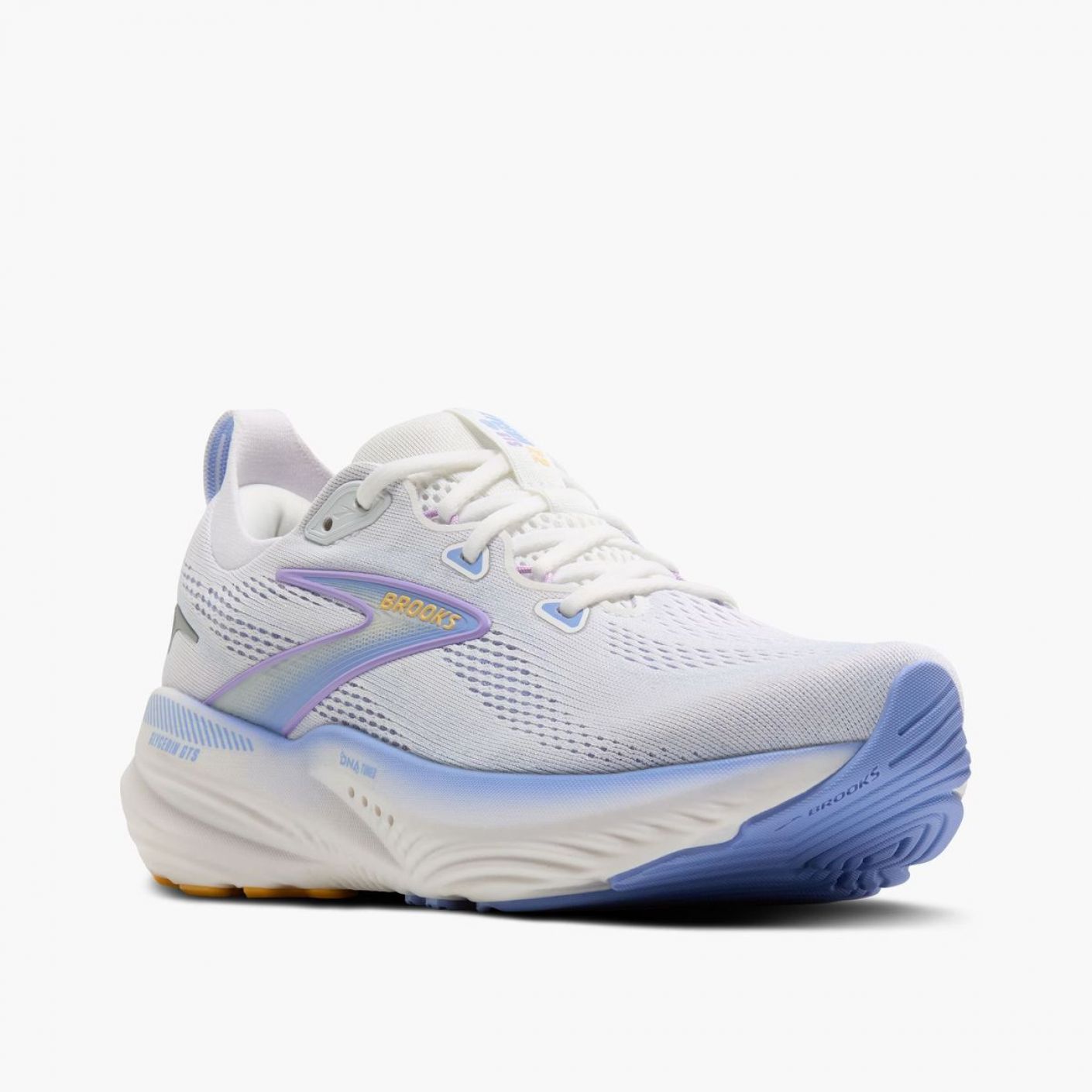 Brooks Glycerin GTS 22 Weiß/Blaureiher/Aprikose für Damen