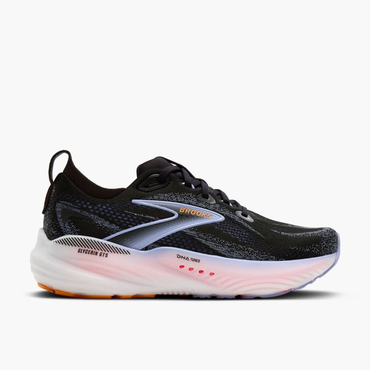 Brooks Glycerin GTS 22 Schwarz/Blaustern/Orange Damen