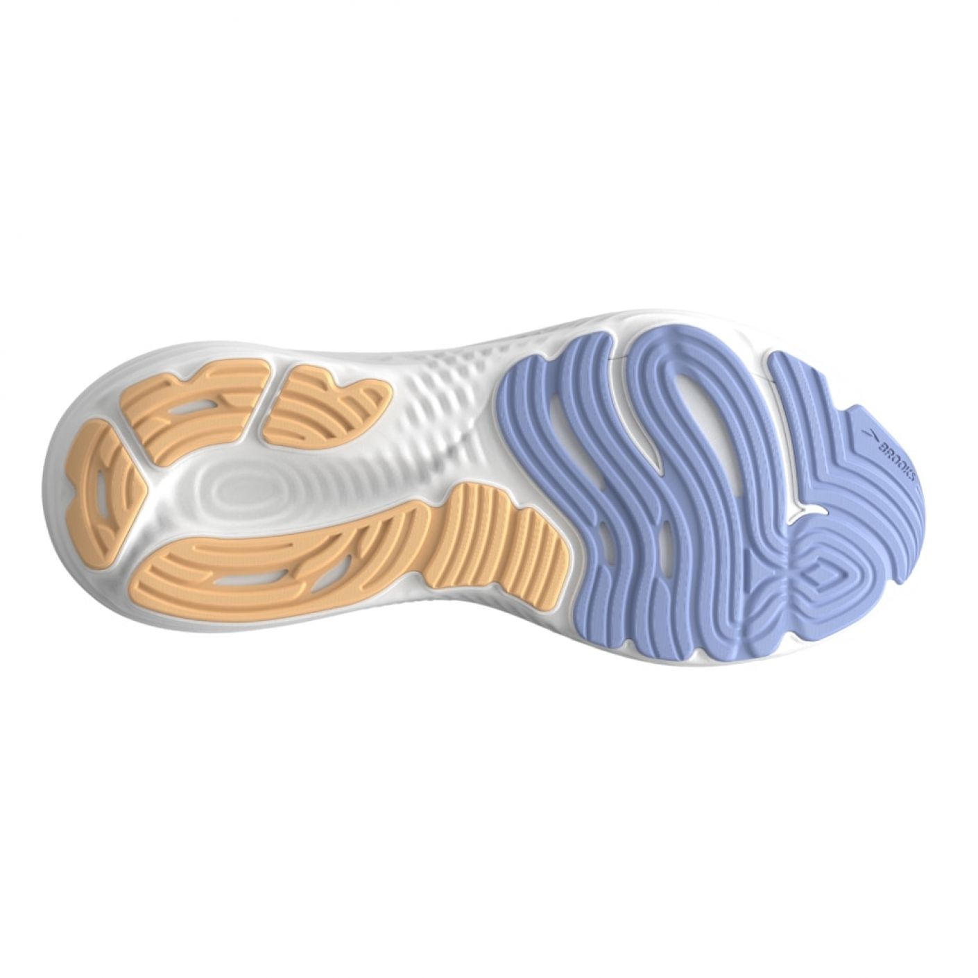 Brooks Glycerin 22 Weiß/Blauer Reiher/Aprikose für Damen