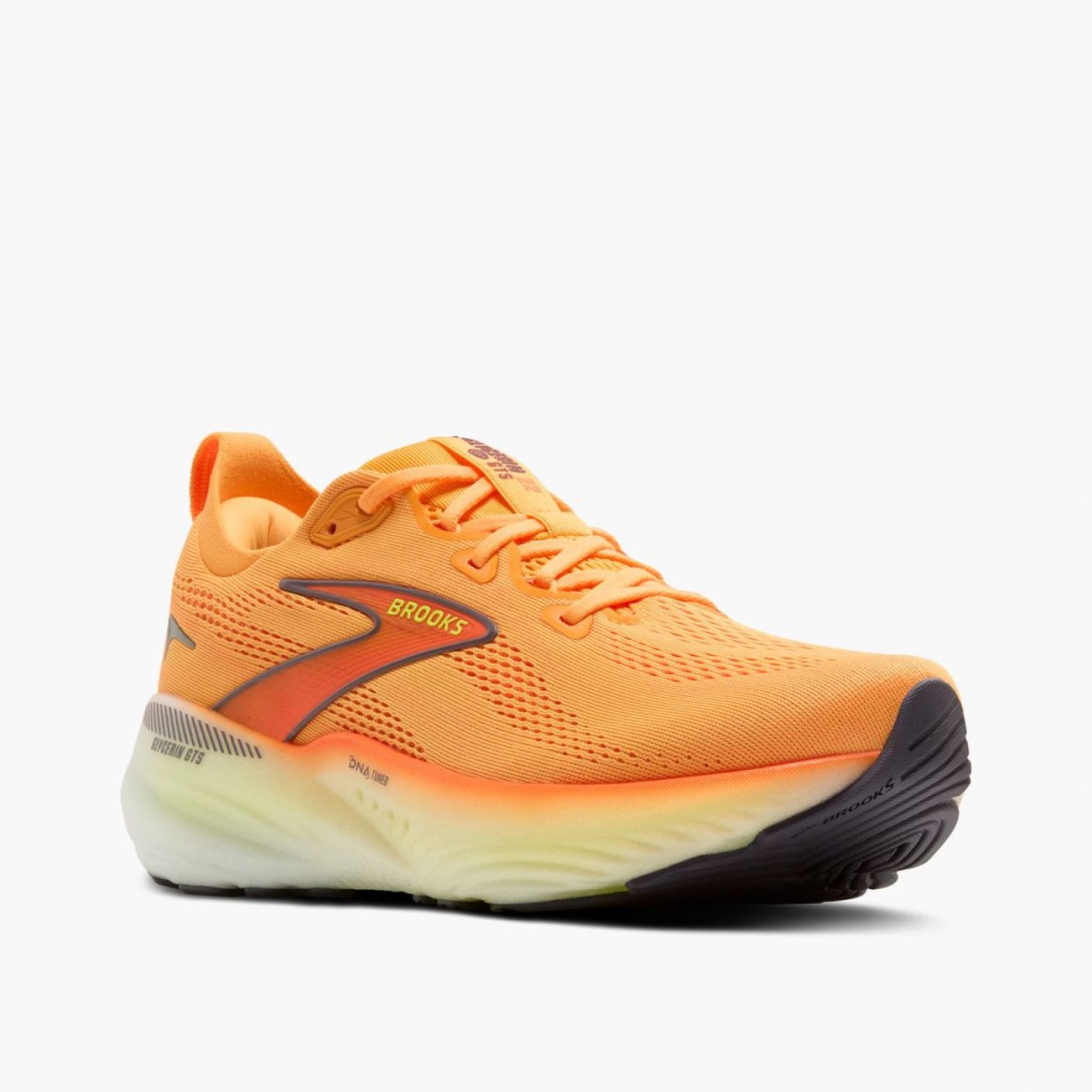 Brooks Glycerin GTS 22 Orange/Nightlife/White da Uomo
