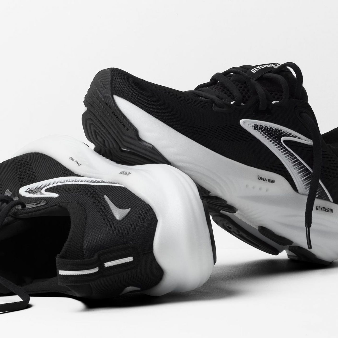 Brooks Glycerin 22 Black/Grey/White da Uomo