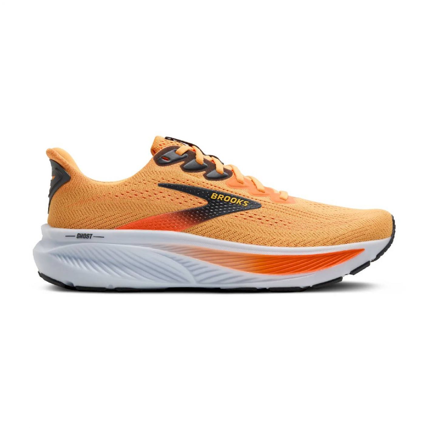 Brooks Ghost 17 Blazing Orange/Gelb/Ebenholz für Herren