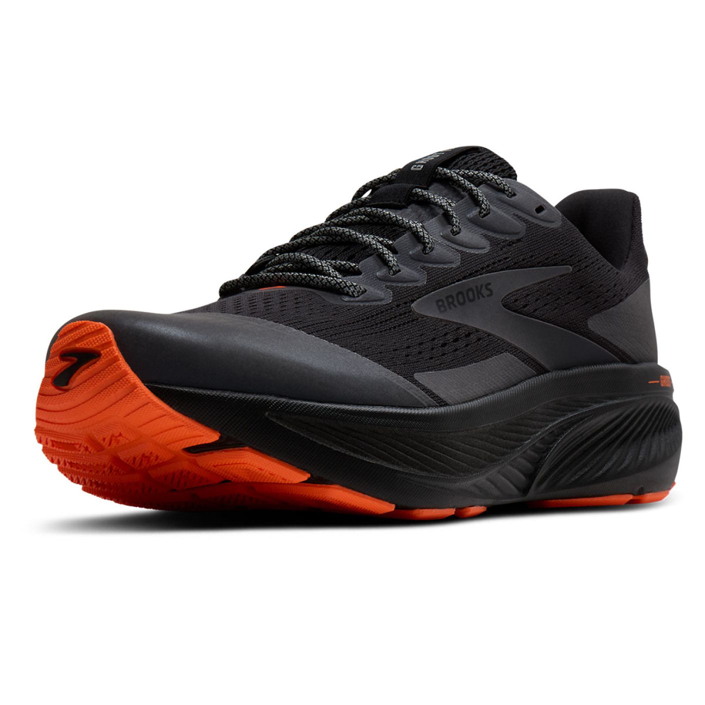 Brooks Ghost 17 Black/Orange Men's Running Shoes