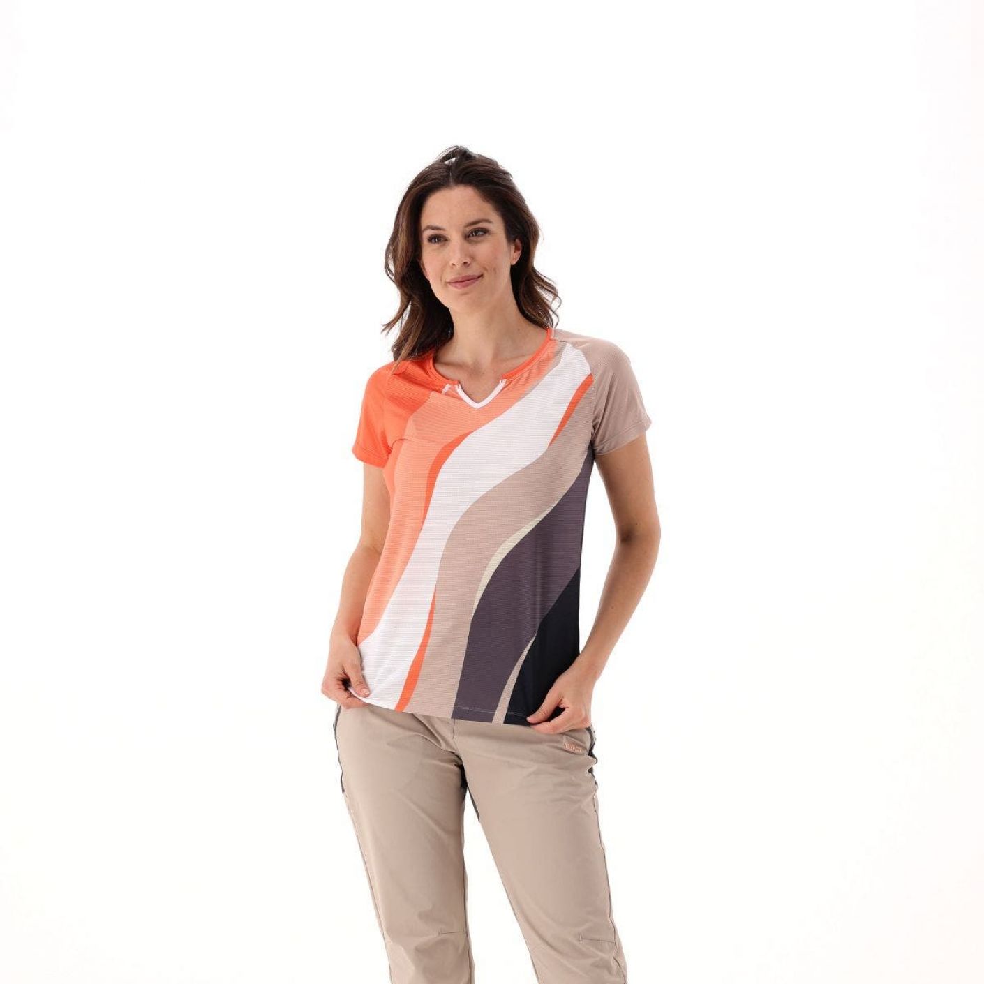 CMP T-Shirt in Light Jersey Tangeri/Sabbia da Donna