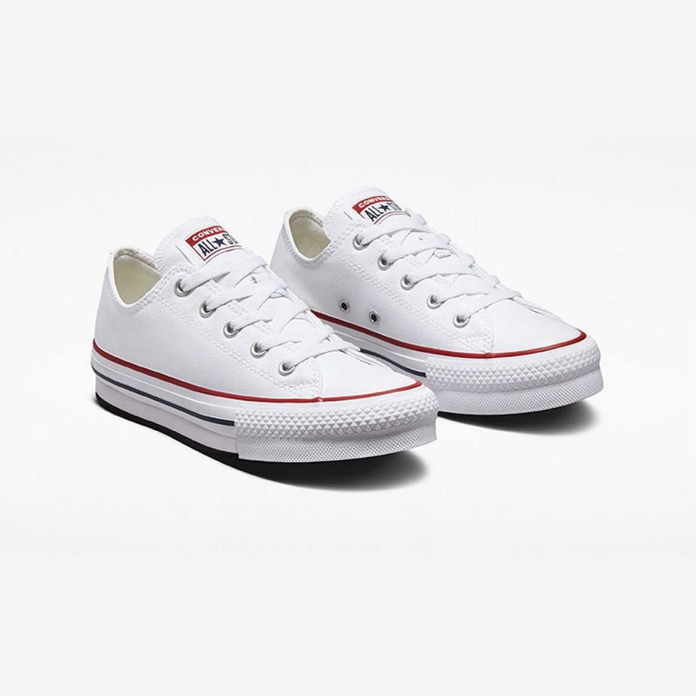 Converse Chuck Taylor All Star Eva Lift Platform OX Weiß für Jungen