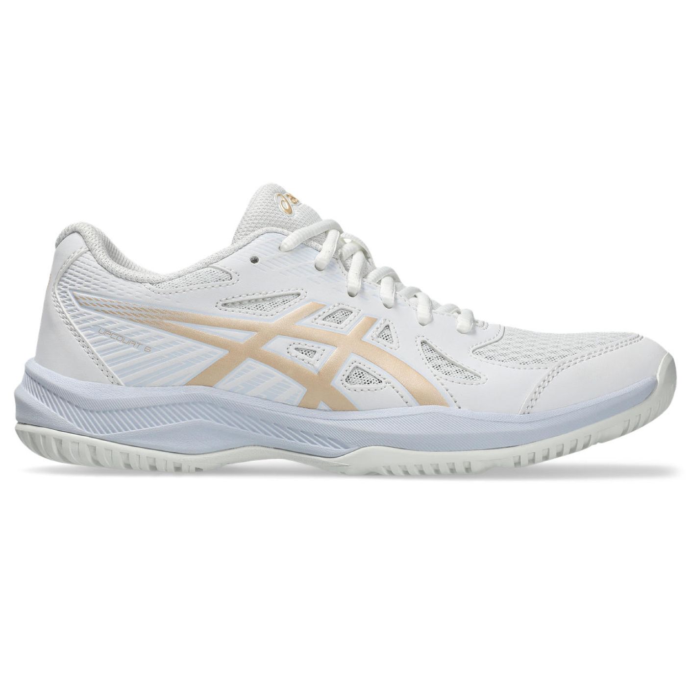  Asics Upcourt 6 White/Champagne
