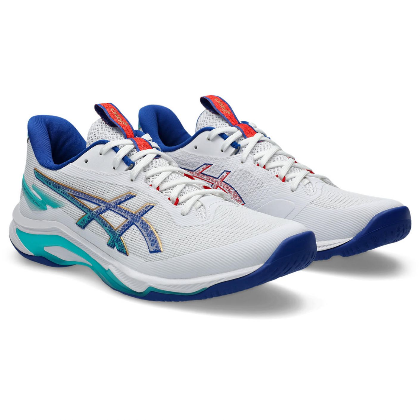 Asics Netburner Ballistic FF 4 White/Asics Blue Men's