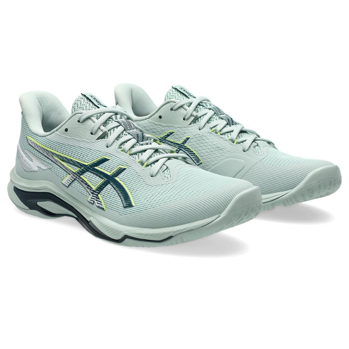 Asics Netburner Ballistic FF 4 Lichen Rock/Tranquil Teal Men's