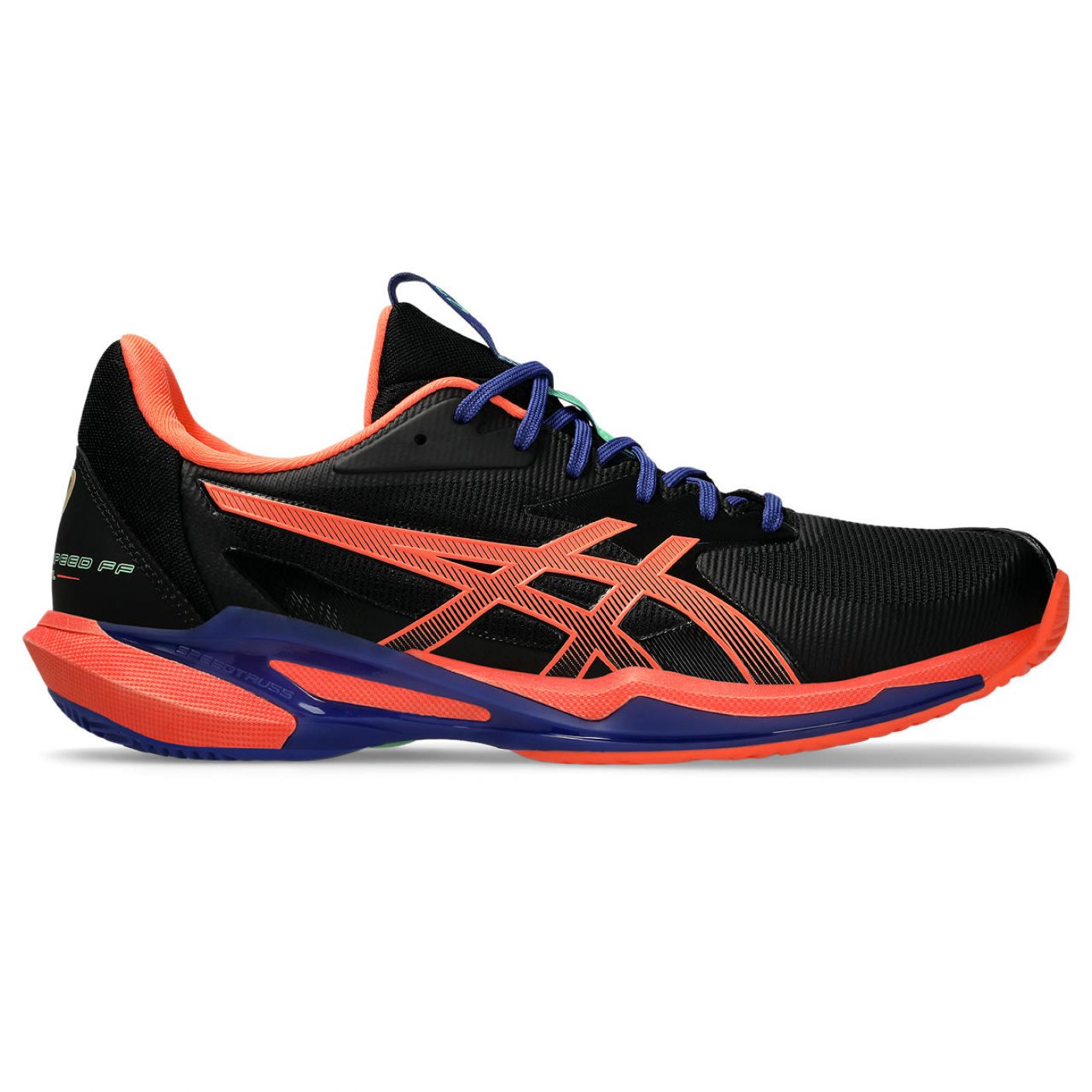Asics Solution Speed FF 3 Padel Black/Vivid Coral da Uomo