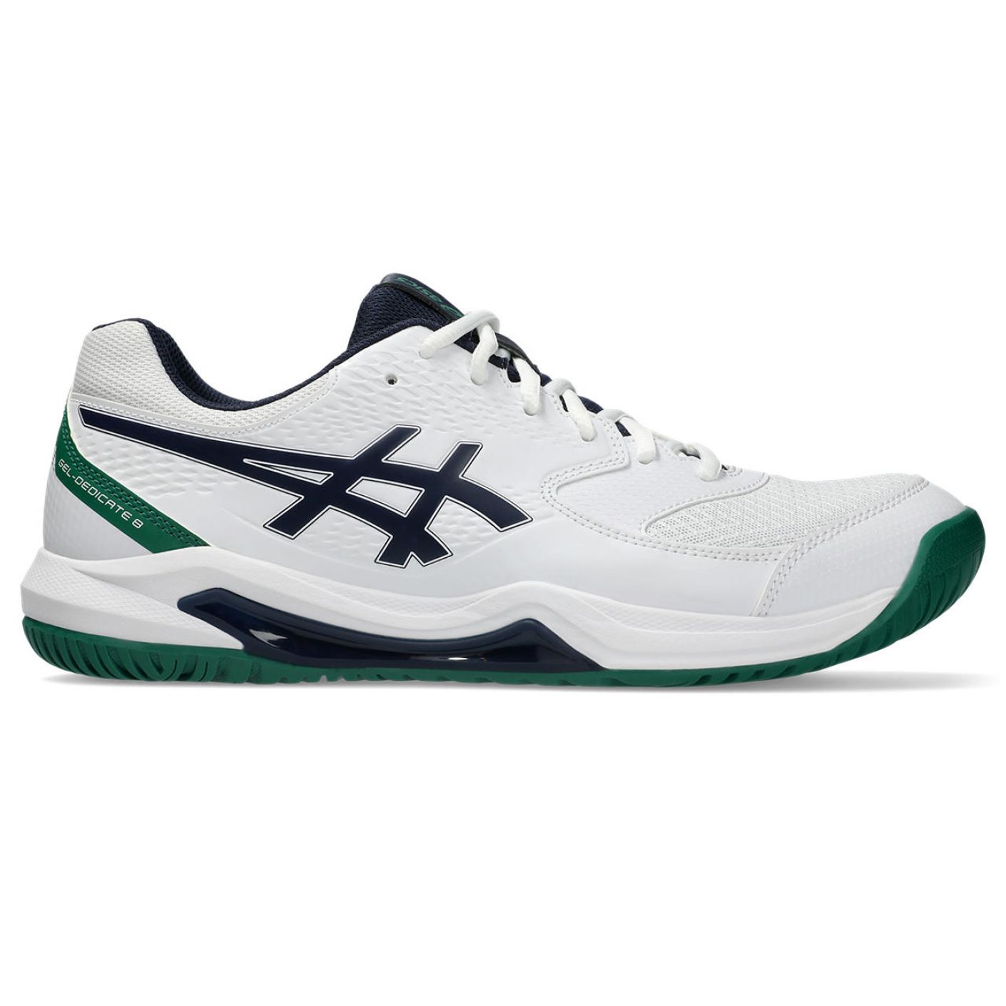 Asics Gel Dedicate 8 White/Midnight da Uomo